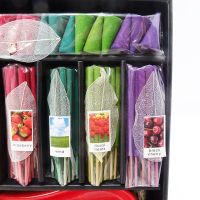 67 Piece Incense Gift Set with Red Holder Sticks Cones - Click to enlarge