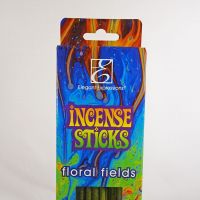 Floral Fields Scented Incense Sticks 40 Count in Box Words - Click to enlarge