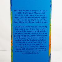 Strawberry Scented Incense Sticks 40 Count in Box Instructions - Click to enlarge