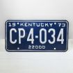 License Plates - Authentic