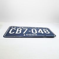 1973 Kentucky Commercial State License Plate CB7-048 - Click to enlarge