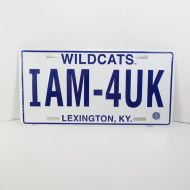 IAM-4UK University of Kentucky Novelty License Plate - Front
