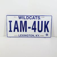IAM-4UK University of Kentucky Novelty License Plate - Front - Click to enlarge