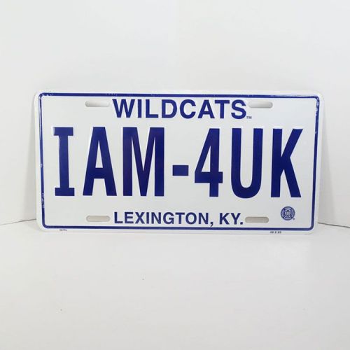 IAM-4UK University of Kentucky Novelty License Plate - Front