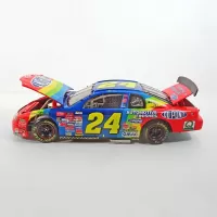 Nascar Jeff Gordon 1999 No. 24 Action Chevrolet Monte Carlo 1:24 rainbow scale diecast racecar: Side View All Open - Click to enlarge