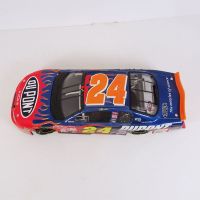 Nascar Jeff Gordon flames No 24 Action 2001 Chevrolet  Monte Carlo diecast 1:24 stock race car bank with key: Top View - Click to enlarge