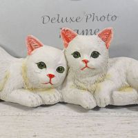 White Cats Photo Frame Holds One 6x4 Picture - Click to enlarge