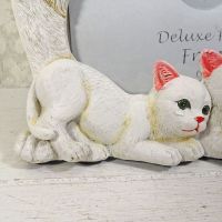 White Cats Photo Frame Holds One 6x4 Picture - Click to enlarge