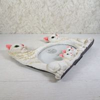 White Cats Photo Frame Holds One 6x4 Picture - Click to enlarge