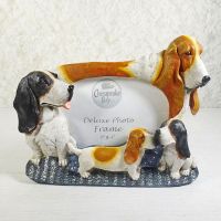 Basset Hound Dogs Photo Frame Holds One 6x4 Picture - Click to enlarge