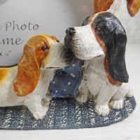 Basset Hound Dogs Photo Frame Holds One 6x4 Picture - Click to enlarge