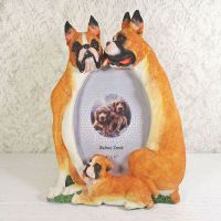 Boxer Dogs Photo Frame Holds One 4x6 Picture - Click to enlarge