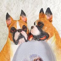 Boxer Dogs Photo Frame Holds One 4x6 Picture - Click to enlarge
