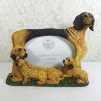 Dachshund Dogs Photo Frame Holds One 6x4 Picture - Click to enlarge