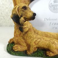 Dachshund Dogs Photo Frame Holds One 6x4 Picture - Click to enlarge