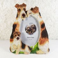 Fox Terrier Dogs Photo Frame Holds One 4x6 Picture - Click to enlarge