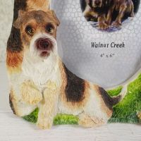 Fox Terrier Dogs Photo Frame Holds One 4x6 Picture - Click to enlarge