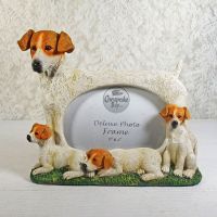 Jack Russell Dogs Photo Frame Holds One 6x4 Picture - Click to enlarge