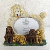 Poodle Dogs Photo Frame Holds One 6x4 Picture - Click to enlarge