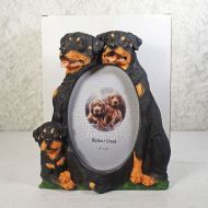 Rottweiler Dogs Photo Frame Holds One 4x6 Picture