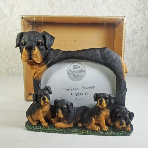 Rottweiler Dogs Photo Frame Holds One 6x4 Picture