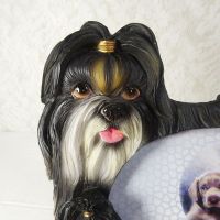 Shih Tzu Dogs Photo Frame Holds One 6x4 Picture - Click to enlarge