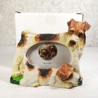 Fox Terrier Dogs Photo Frame Holds One 3x2 Picture - Click to enlarge