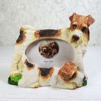 Fox Terrier Dogs Photo Frame Holds One 3x2 Picture - Click to enlarge