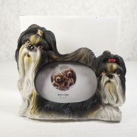 Shih Tzu Dogs Photo Frame Holds One 3x2 Picture - Click to enlarge