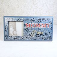 Mommy and Me Wood Wall or Table Picture Frame