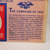 FDR 1936 Presidential Campaign Pin Reproduction - Click to enlarge