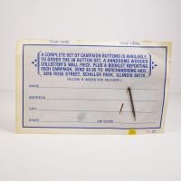 FDR 1936 Presidential Campaign Pin Reproduction - Click to enlarge