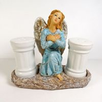 Angel in a Blue Dress Salt and Pepper Shakers Set