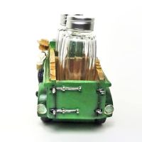 Farmer and Pickup Truck Salt and Pepper Shakers Set - Click to enlarge