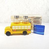 Yellow School Bus Novelty Salt and Pepper Shakers Set - Click to enlarge