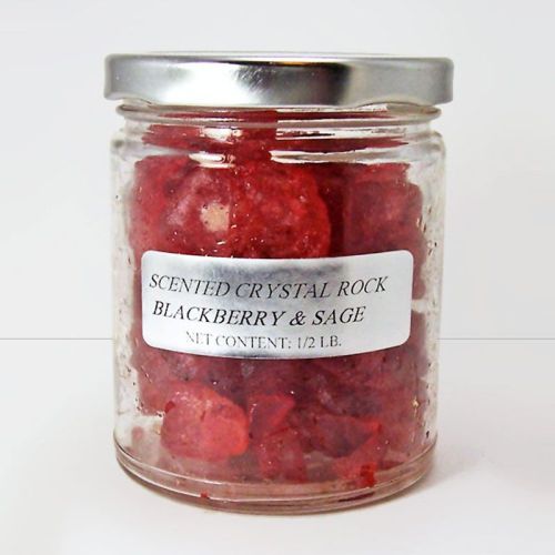 Blackberry and Sage 1/2 lb Scented Crystal Rock