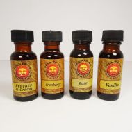 L1 Scented Fragrance Oils in 4 half oz Amber Bottles