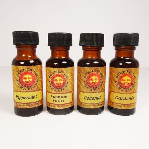 L11 Scented Fragrance Oils in 4 half oz Amber Bottles