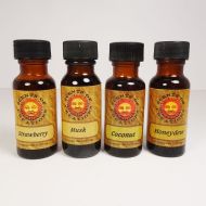 L12 Scented Fragrance Oils in 4 half oz Amber Bottles