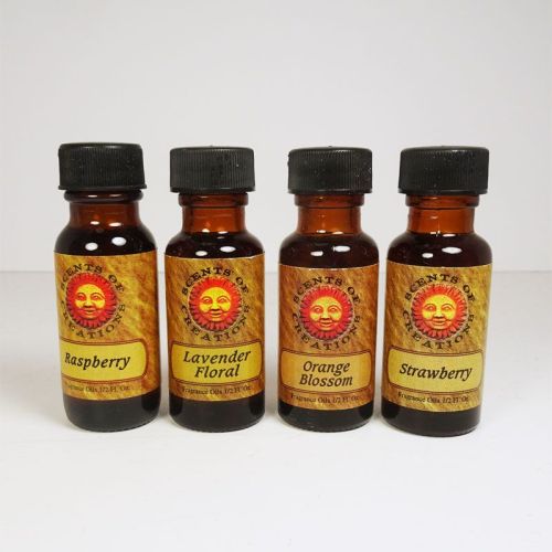 L5 Scented Fragrance Oils in 4 half oz Amber Bottles