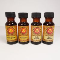 L9 Scented Fragrance Oils in 4 half oz Amber Bottles - Click to enlarge