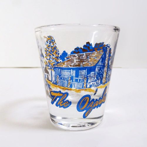 The Ozarks Vintage Shot Glass Travel Souvenir