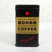Bokar Vintage Coffee Can Metal Tin Coin Bank Front