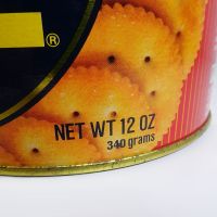1984 Nabisco Ritz Crackers 50th Anniversary Vintage Tin English - Click to enlarge