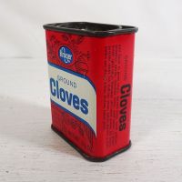 Vintage Kroger Ground Cloves True Taste Spice Metal Tin Leftish - Click to enlarge