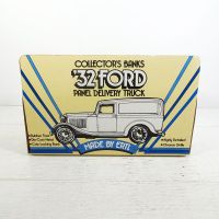 1988 Ertl Winn Dixie 1/25 diecast metal 1932 Ford delivery truck bank in box: Box Back View - Click to enlarge